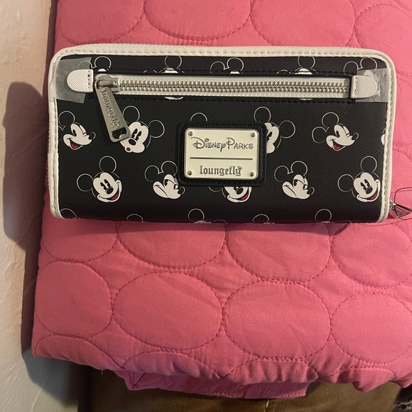Loungefly Accessories - Loungefly Disney Parks Mickey Mouse Black and White Wallet